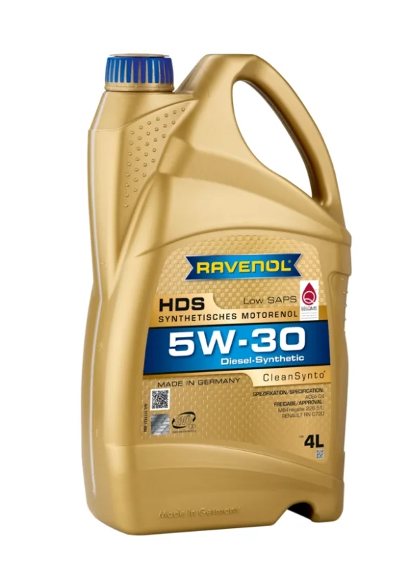 RAVENOL HDS Hydrocrack Diesel Specific SAE 5W-30 - Balenie: 4 Ltr.