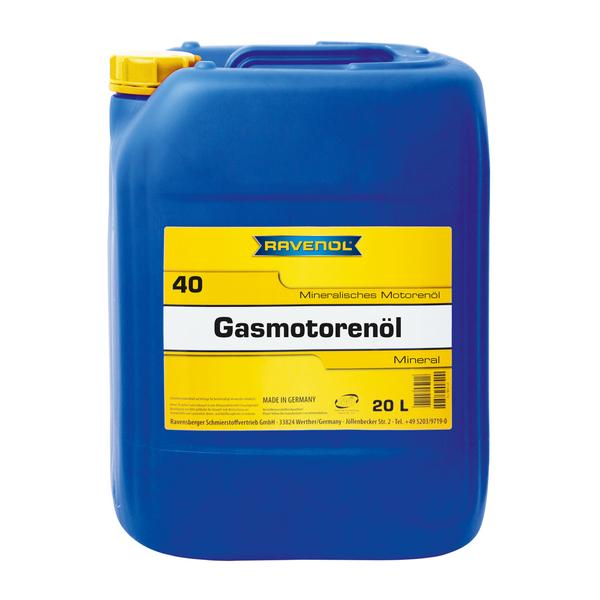 RAVENOL Gasmotorenöl SAE 40, 20L