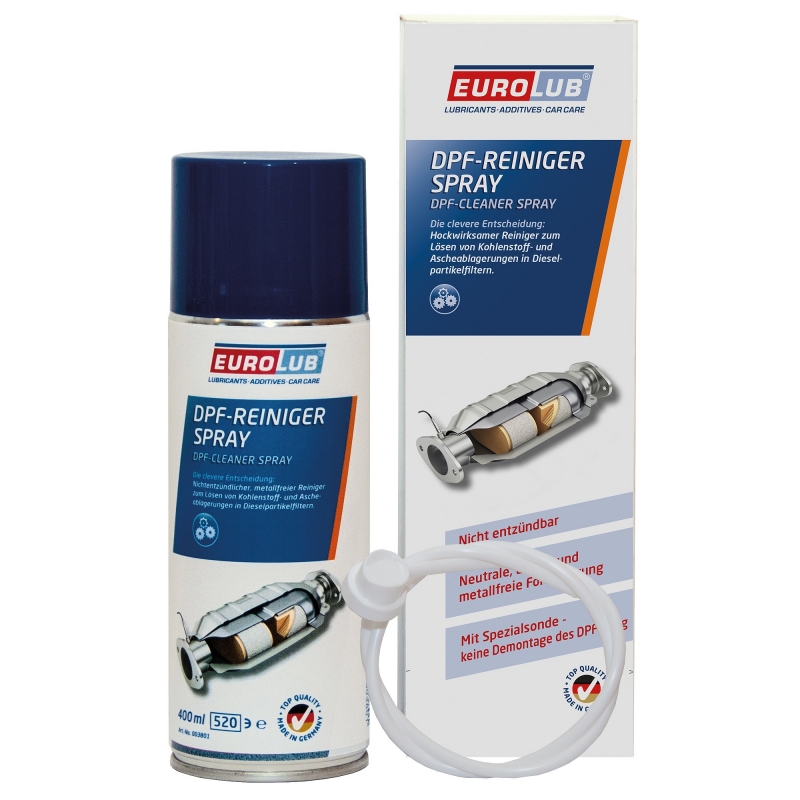 EUROLUB Čistič DPF 400ml sprej - pre zanesené DPF filtre