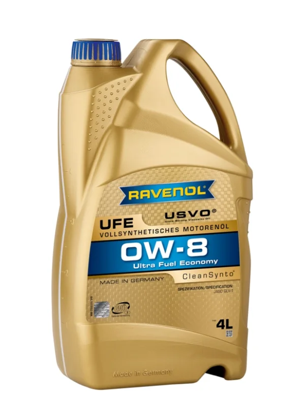 RAVENOL UFE Ultra Fuel Economy SAE 0W-8 - Balenie: 4 Ltr.
