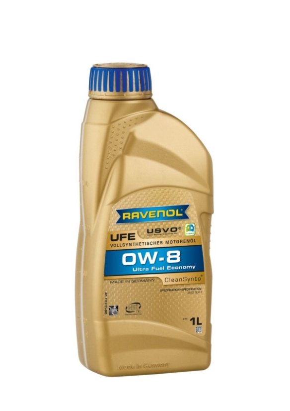 RAVENOL UFE Ultra Fuel Economy SAE 0W-8 - Balenie: 1 Ltr.