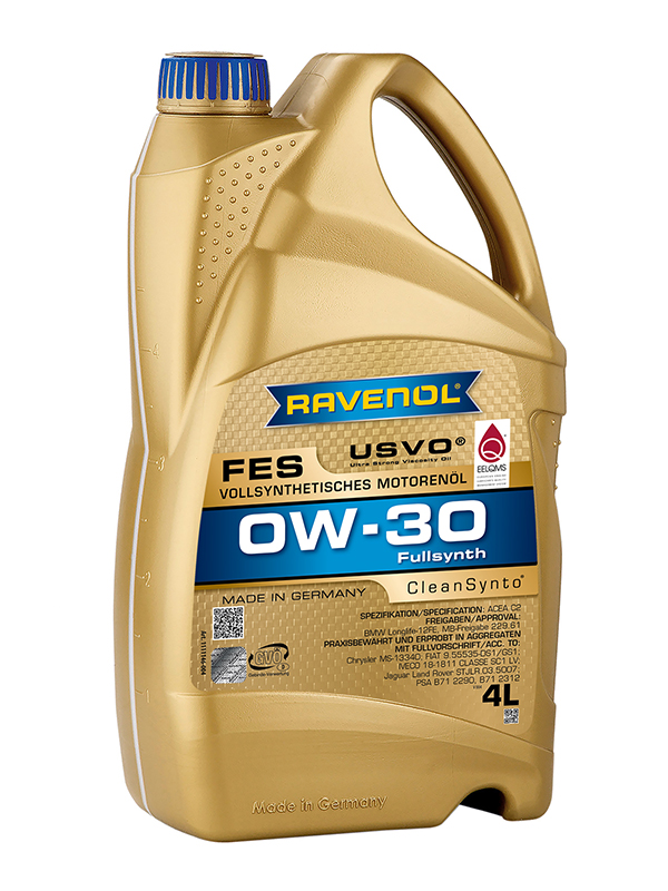 RAVENOL FES SAE 0W-30 ACEA C2 , 1L - Balenie: 4 Ltr.
