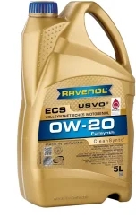 4+1Free: RAVENOL Eco Synth ECS SAE 0W-20 , 5L